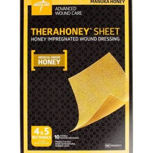 Sheet, Honey Impregnated Wound Dressing, 10.2 x 12.7cm