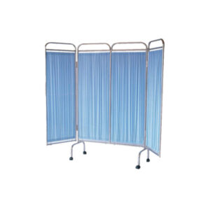 3W Healthcare – Stainless Steel 4 Fold Ward Screen, 600 x 1800mm – 3WG-P3