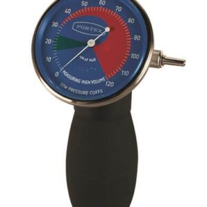 Cuff Inflator Pressure Gauge With Connecting Tubes