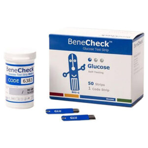 Benecheck Plus Blood Glucose Test Strip 50 per Box