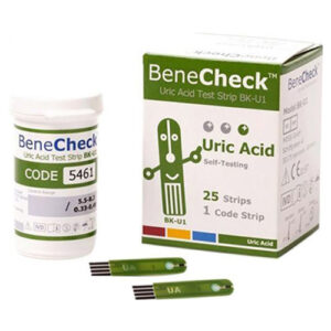 Benecheck Plus Uric Acid Test Strip 25per Box