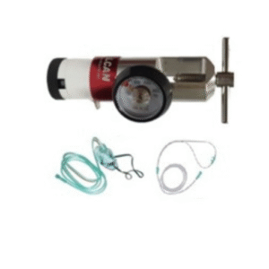 Click type oxygen regulator with accessories