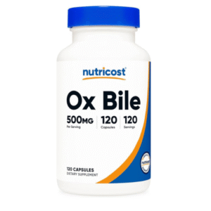 Ox Bile Capsules (500 MG) (120 Capsules)