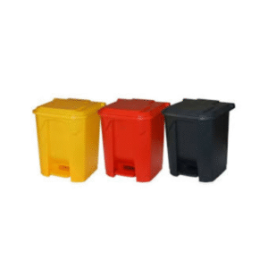 Plastic Garbage Waste Dustbin with Step On Pedal, 30L