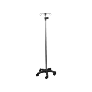 IV stand stainless steel with plastic base