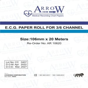 Arrow AR 10620 ECG Recording Paper 106 mm x 20 meters