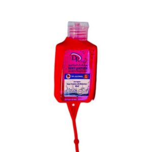 Dr Hygiene – Hand Sanitizer 60ml with Silicone Rubber Holder, Pink – LOC-1625