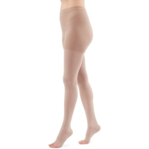 Duomed – Open-Toe Pantyhose Compression Stockings CCL 2, Beige