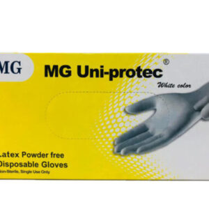 Latex powder free disposable gloves
