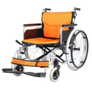 Kawaza – Aluminum Frame Wheelchair, Fabric Seat Cushion – Kwa06
