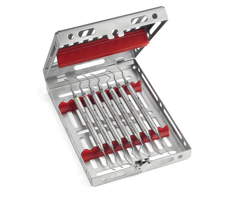 Medesy Set Curettes Gracey Short Type Color