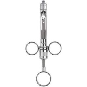 Medesy – Stainless Steel Syringe Double Ring American. THR.