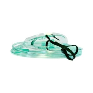 MFLAB – Oxygen Mask Pediatric Elongated with 2m Tubing, Green – RESC-5051
