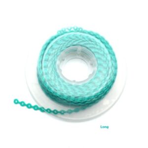 Metallic Green Continuous Glide-Ties Chain