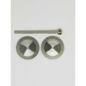 Twin Pack Single Sided Super Flex Diamond Stripping Discs With Mandrel