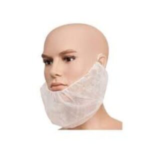 Pack of 100 Disposable Beard Covers, White