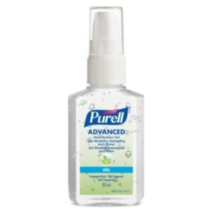 Purell – Advanced Hand Sanitizer Gel 60ml, Portable Pump Bottle – 9606-24