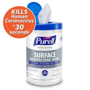 Purell – Professional Surface Disinfecting Wipes 110ct Canister – 9342-06