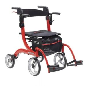 Drive Medical Nitro Duet Rollator and Transport Wheelchair