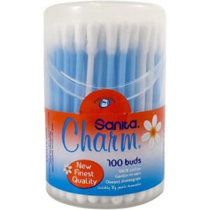 Sanita – Charm 100% Cotton – 100 buds