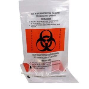 Specimen Transport Bag with Biohazard Marking